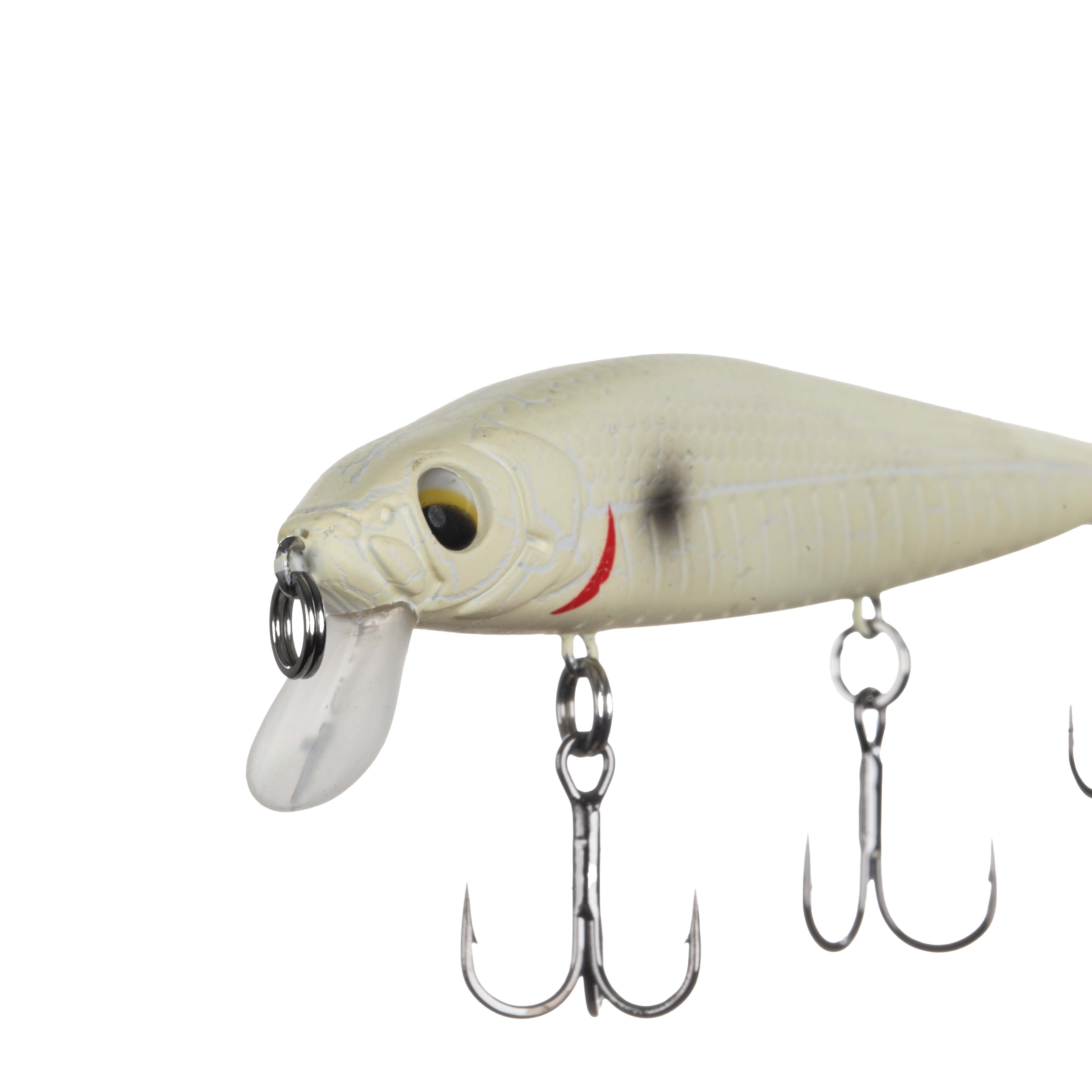 (3 pack) Ozark Trail Freshwater Minnow Fishing Lure, Bone, 1 oz