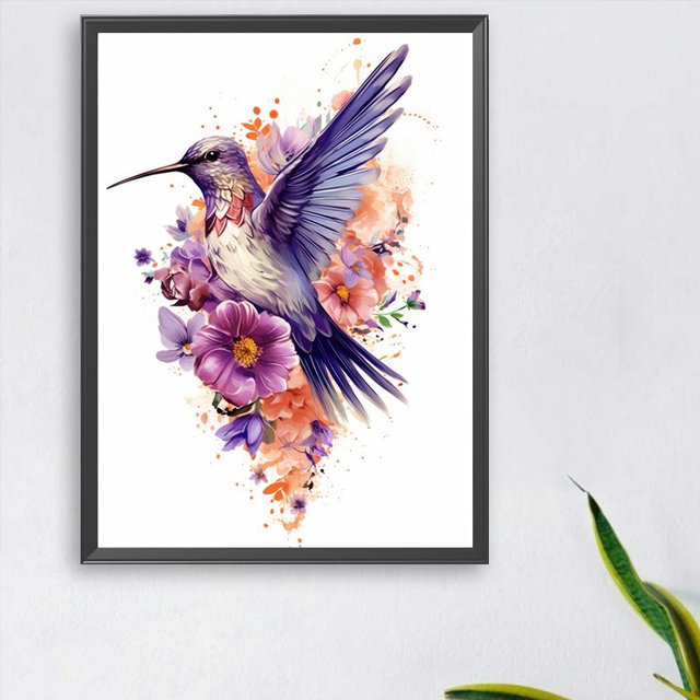 Cuadros Decorativos Kit de pintura por números DIY Bird Oil Art Picture Craft Home Wall Decoration (017) DQrwqpou embutido en tela