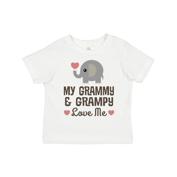 Inktastic My Grammy and Grampy Love Me Boys or Girls Toddler T-Shirt