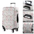thumbnail image 5 of Floral Princess Unicorn Pattern Luggage Cover Fashion Suitcase Cover Baggage Covers Fit 25-28 Inch Luggage (Go Travel), 5 of 5