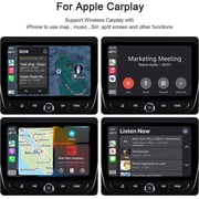 Wireless CarPlay Adapter 2024 Upgraded, Converts Factory Wired CarPlay to Wireless, Plug and Play Car Play Wireless Adapter Dongle, Compatible with iPhone Multi-User Seamless Connection, White