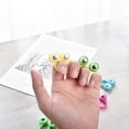 thumbnail image 4 of Jindong 4pc Finger Puppet Eyeballs Ring Toy for Kids Toy, 4 of 5