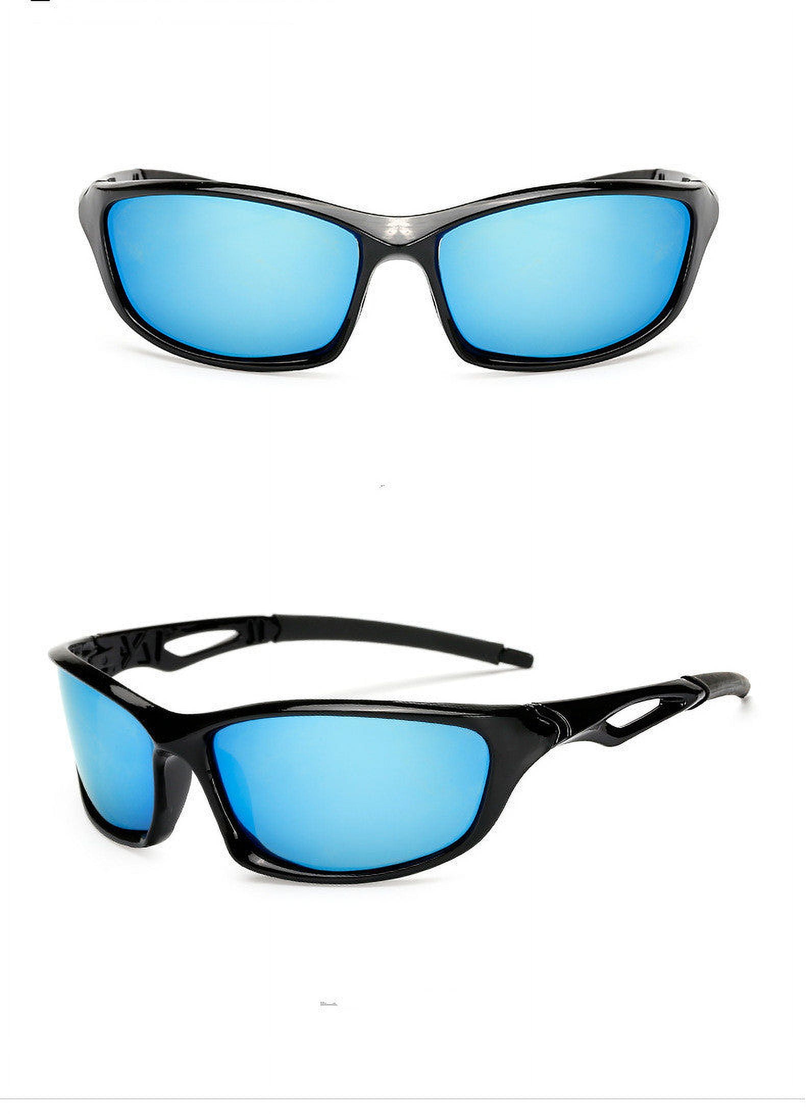 Polarized Sports Sunglasses for Men, UV400 Protection, PC Frame, Outdoor Riding Glasses, Cycling Eyewear