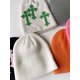 thumbnail image 4 of Sifreyr-gorro de punto para mujer, gorro ligero y plegable, a prueba de viento, para ciclismo, decoración cruzada, Y2K, 4 of 4