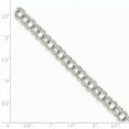 thumbnail image 2 of 14K White Gold Double Link Charm Bracelet, 2 of 5