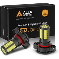 Alla Lighting 3014-84 SMD 12276 2504 PSX24W LED Bulbs Fog Lights/DRL Bulbs, 6000K Xenon White, Extremely Super Bright LEDs Replacement