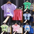 thumbnail image 4 of Gerichy Baby Boy Outfits Toddler Boys Outfits 2 Piece- Short Sleeve Cotton Kids Summer Clothes Cute Car Printed Tee Shirts and Shorts Clothes Sets Baby Boy Tops Shorts OutfitsShorts, 4 of 4