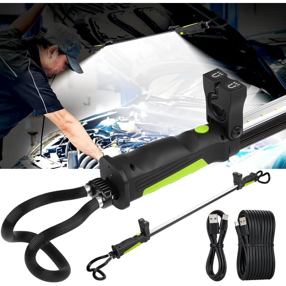 Underhood Work Light, 2000LM Super Bright, 5200mAh Rechargeable LED Work Lights for Mechanics,  Automotive Under Hood Light Bar Cordless Touble Light for  Repairing/Garage/Workshop