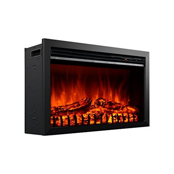 3g Plus Electric Fireplace Insert Heater Carbon Log Fuel Effect Departments
