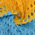 thumbnail image 7 of Tqyyweavej Womens Spaghetti Strap Swimsuit Cover Up Dress Crochet Color Block Beach Cover Up Sleeveless Free Size Swim Cover Up for Women, 7 of 7