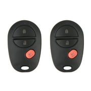 Keyless Entry Car Remotes 2 Pcs New Car Vehicle Replacement Keyless Entry Remote Key Fob Transmitter Protable For Sienna For Tacoma J93