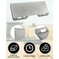 thumbnail image 3 of 3/16" Skid Steer Mount Plate, Sturdy & Durable、Easy to Install Steel Quick Tach Attachment Loader Plate, Wide Application Thick Skid Steer Attachment Plate Fits Kubota, Bobcat, Tractors, 3 of 5