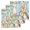 Blue, variant on Aqua Easter Bunny Kitchen Dish Towels for Drying Dishes Set of 4, Spring Easter Eggs Floral Buffalo Plaid Waffle Weave Microfiber Hand Tea Bathroom Towels Quick Dry & Absorbent Towel 15.7x23.6