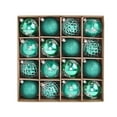 thumbnail image 2 of 2.36inch Color Electroplated Light Christmas Ball Pendant 16PCS, Christmas Ball Set Hanging Ornaments, 2 of 4