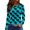 Royal Blue #041, variant on Valentine Day Shirts Womens Crew Neck Long Sleeve Loose Tunic Tops Love Heart Print Casual Summer T Shirts Black M