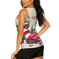 thumbnail image 4 of Picia Merry Christmas 1 Pattern Women's Workout Tank Top,Breathable Activewear,Slim Fit Athletic Top,Versatile Workout Moisture-wicking top-X-Large, 4 of 9