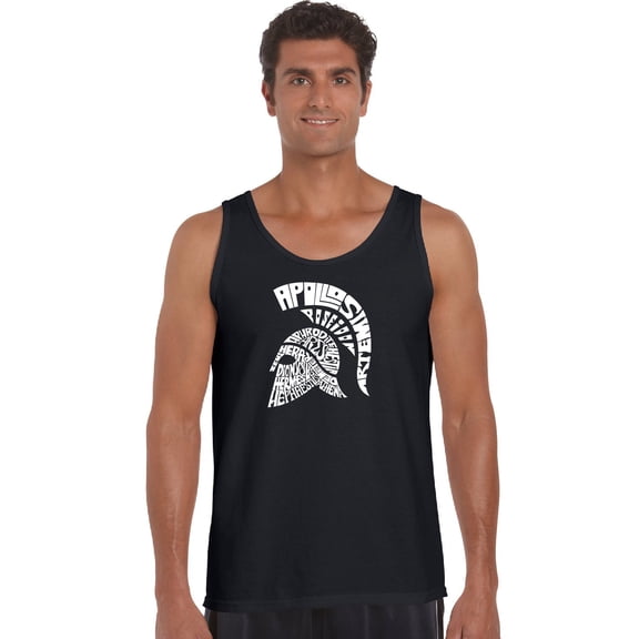LA Pop Art Men's Word Art Tank Top - SPARTAN