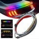 thumbnail image 1 of Colored Carbon Fiber Tail Light LED Tail Light High Mounted Stop Light TricolorColor, 1 of 4