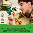 thumbnail image 3 of LEGO Minecraft Chicken Jockey - Building Toy for Boys & Girls, Ages 9+ - Collectible Minecraft Toy - Display for Kids Bedroom - Gift for Birthdays - 21582, 3 of 7