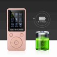 thumbnail image 4 of Pantalla Portátil Reproductor De Música MP4 Compatible Con Tarjeta TF De 32 GB Con Auriculares Tiempo De Espera Prolongado Reproductor De Música Delgado Covvy Azul, 4 of 7