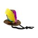 thumbnail image 2 of Mini sombrero de copa, tocado, plumas artificiales, accesorios para disfraces, tocado para baile con banda elástica, 2 of 8
