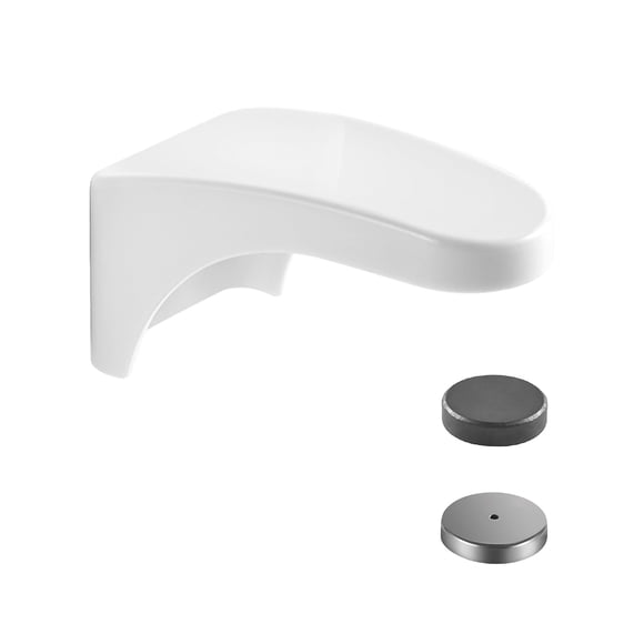Cateissary Jabonera de adsorción magnética, herramienta elegante, soporte de esponja a prueba de herrumbre, jabonera para baño, lavabo, hogar, 1 ud. Juegos de accesorios de baño Cateissary HA001865-00