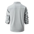 thumbnail image 3 of PEASKJP Mens Shirts Men's Dress Shirt Stretch Casual Button Down Shirts (Grey,3XL), 3 of 5