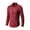 Red, variant on Mens Casual Long Sleeve Shirts Buttons Solid Plain Long Sleeve Summer Beach Shirts Pink 6(M)