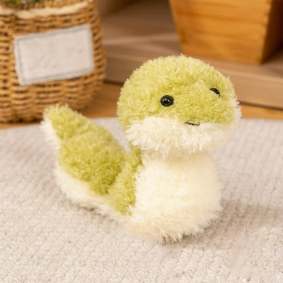 Jellycaten Snake Plush Stuffed Animals for Kids, Soft Cute Plush Toys for Baby Girl and Boy, Fluffy Snake, Soft Cuddly Plushie Hugger Toy for Boys & Girls, Gifts for Kids or Girlfriend