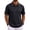 Black#50615CC, variant on Golf Polos for Men Contrast Collar Men's Short Sleeve Shirts Moisture Wicking Soft Breathable Mens Golf Polo Shirts Green L