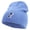 Aqua, variant on 3D Comic Letter Z Embroidered 8 Inch Short Beanie - Black OSFM