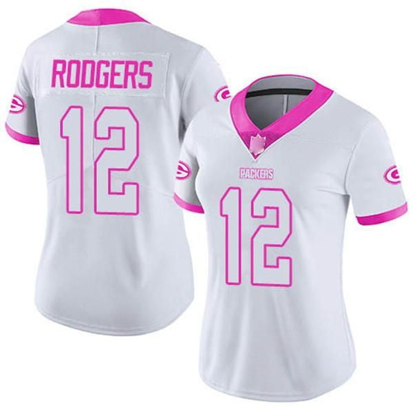 aaron rodgers jersey white