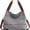 Gray, variant on Sunyuer Women Canvas Tote Bag Travel Shoulder Bag Large Capacity Crossbody Top Handle Fashion Handbags