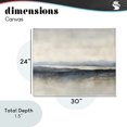 thumbnail image 4 of Stupell Industries Contemporary Misty Muted Horizon Canvas Art, 30 x 24, by Riley B, 4 of 8