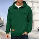 thumbnail image 1 of pstuiky camisa de manga larga para hombre, Sudadera con capucha, cremallera de un cuarto y múltiples bolsillos de manga larga de color liso para hombre Tops casuales para hombres xxxl, 1 of 4