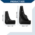 thumbnail image 3 of Unique Bargains Mud Flaps Splash Guards W/Mount  Accessories for Mercedes-Benz C Class(Sport)2013-2015 Front and Rear Mud Guards 1 Set, 3 of 6