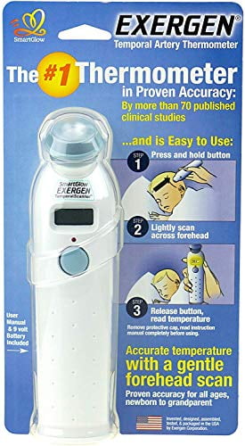 Exergen Temporal Artery Thermometer Tat 2000 Scanner Professional Model Walmart Com
