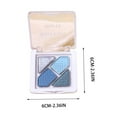 thumbnail image 2 of SDJMa 4 Color Eye Shadow Palette, Blue Green Pocket Portable Pocket Eyeshadow, Highly Pigmented & Long Lasting Eye Makeup Cosmetics for Women (#02), 2 of 3