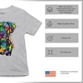 thumbnail image 4 of Tee Hunt Unconditional Loyalty Youth T-Shirt Adopt a Dog Dean Russo Pets Kids, Gray, Medium, 4 of 5