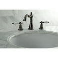 thumbnail image 2 of Fauceture FSC1974APL American Patriot Widespread Bathroom Faucet, Black Stainless, 2 of 5