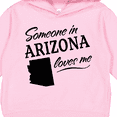 thumbnail image 3 of Inktastic Someone in Arizona Loves Me Toddler Hoodie, 3 of 4