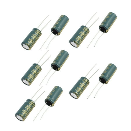 - Unique Bargains 10Pcs 10V 3300UF Aluminum Electrolytic Capacitors 105 degree Celsius 10x20mm