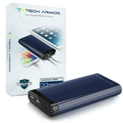 Tech Armor- ActivePower 20800mAh PowerBank External Battery Portable Dual USB Charger Power Bank - Fast Charging, High Capacity, Ultra Compact