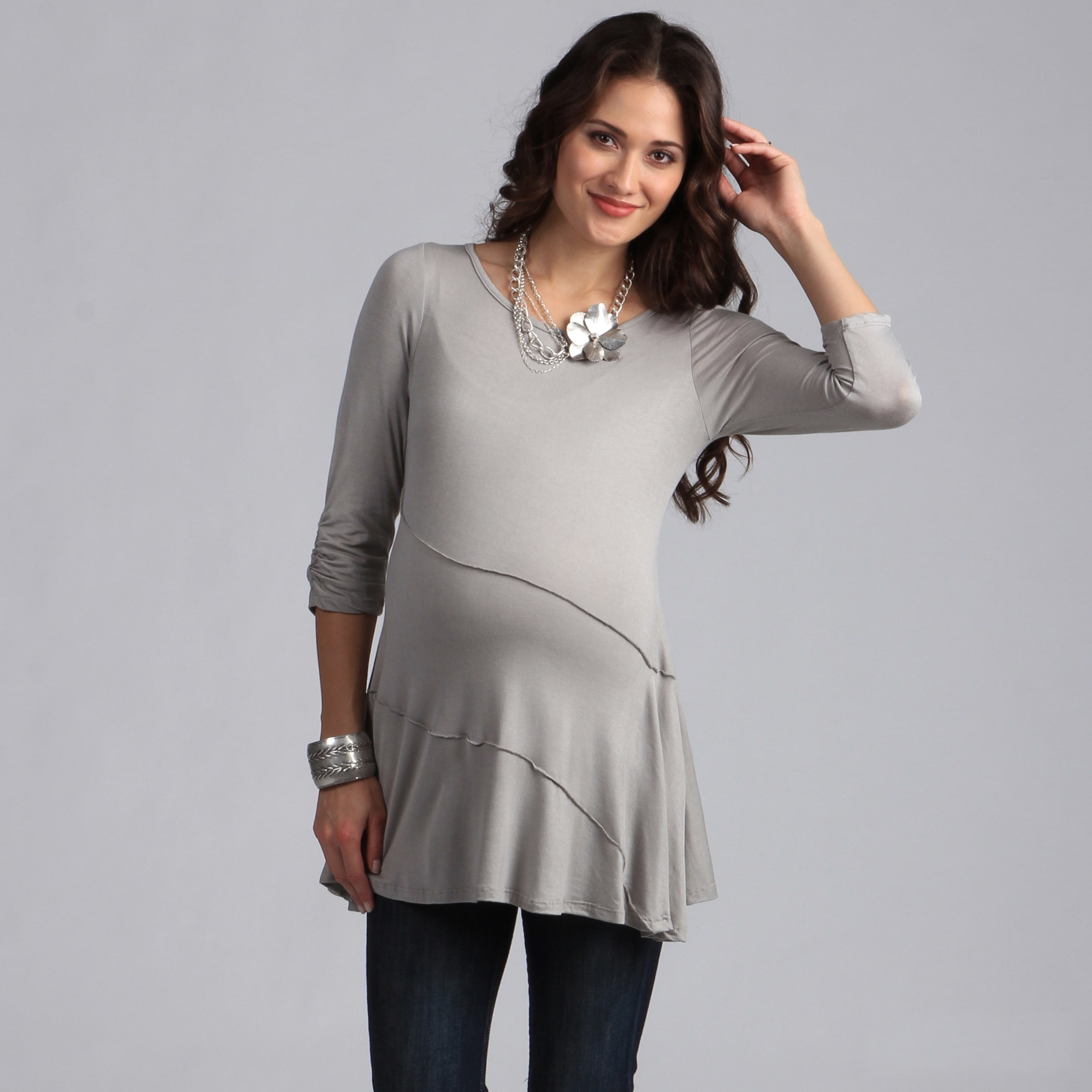 Women's Solid Maternity Tunic