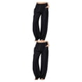 thumbnail image 3 of Pantalones sueltos para mujer Sonducket Tiempo libre casuales Negro M Negro METRO, 3 of 6