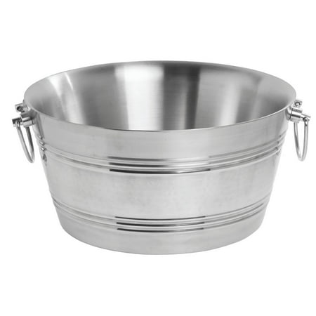 Round Party Tub American Metalcraft Party Tub Round 15 Qt Stainless Steel Double Wall - 15