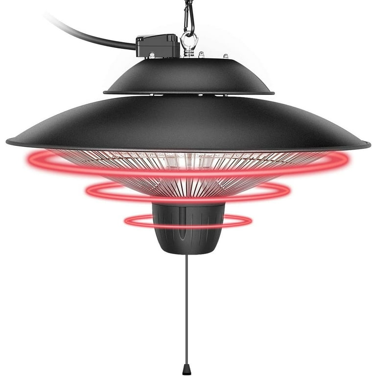 Patio Infrared Heater, SYNGAR Outdoor Ceiling Mounted Heater, 600W/1500W  Electric Hanging Heater, Fast Heating u0026 Quiet Operation, for Balcony,  Courtyard, Kitchen, Living Room, ETL Certification, D5894 - Walmart.com