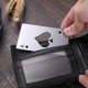 thumbnail image 4 of Ace Of Spades Bottle Opener Credit Card Size Pocker Cap Opener Portable Stainless Steel Can Opener (2 Pack Black & Silver), 4 of 4