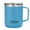 Aqua, variant on The Clean Hydration Company Insulated Travel Coffee Mug - 12oz Vacuum Insulated Stainless Steel Travel Mug with Ceramic Lining & Lid, BPA-Free (Black)
