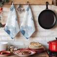thumbnail image 6 of Summer Weeping Corals Kitchen Towels Set of 1, Coastal Beach Starfish Conch Lake Blue Absorbent Dish Towels for Kitchen, Microfiber Hand Towel, Quick Drying Tea Towel for Cleaning Dishcloths, 6 of 7